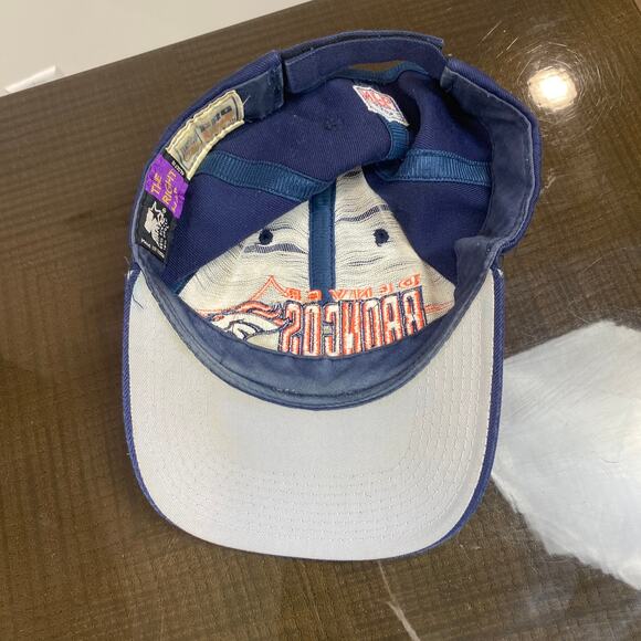Vintage 90s Starter Pro Line The Right Hat Denver Broncos - Picture 6 of 8